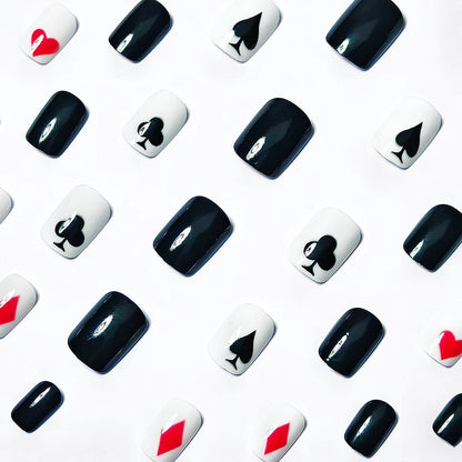 Playing Card-Themed Nail Art Acalora