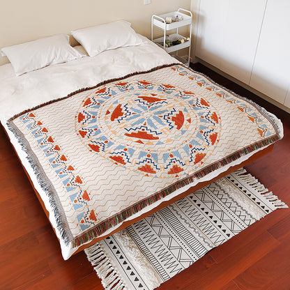 Bohemian Patterned Throw Blanket