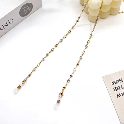 Elegant Crystal Eyewear Chain Acalora