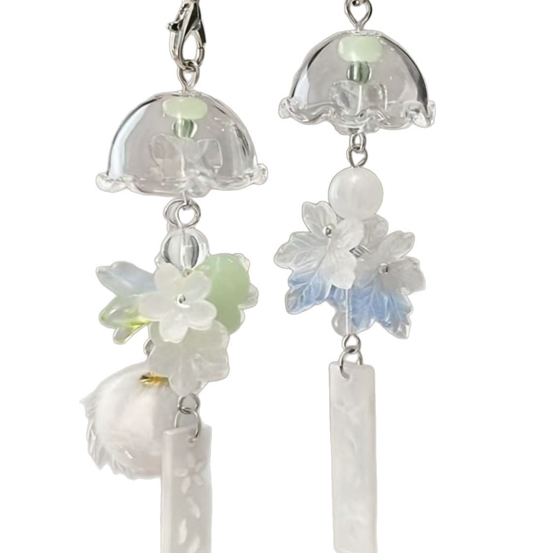 Decorative Floral Charm Keychain Acalora