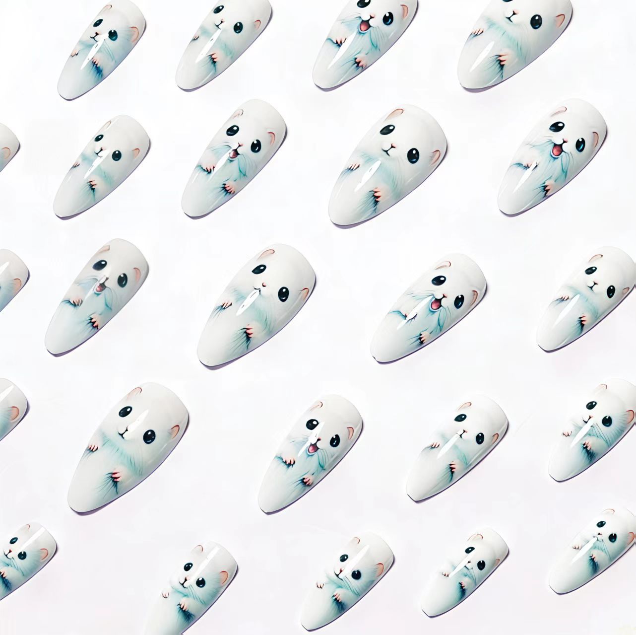 Cute Animal-Themed Nail Art Acalora