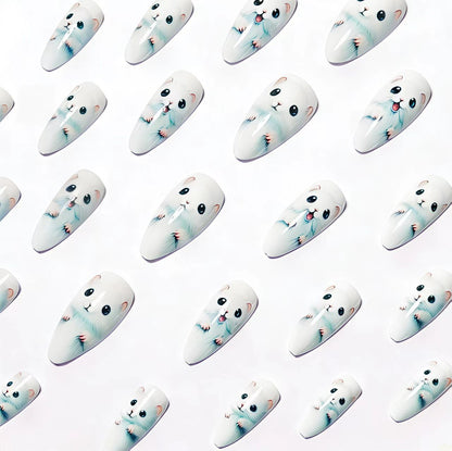 Cute Animal-Themed Nail Art Acalora