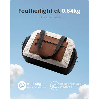 Luxurious Quilted Travel Duffel Bag Acalora