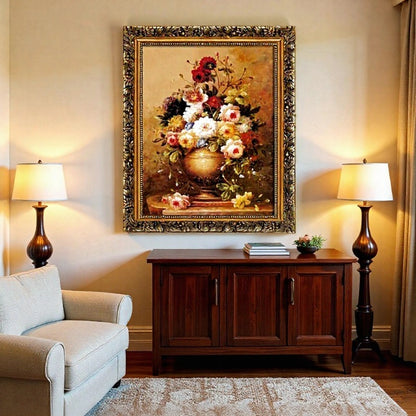 Classic Floral Wall Art Print