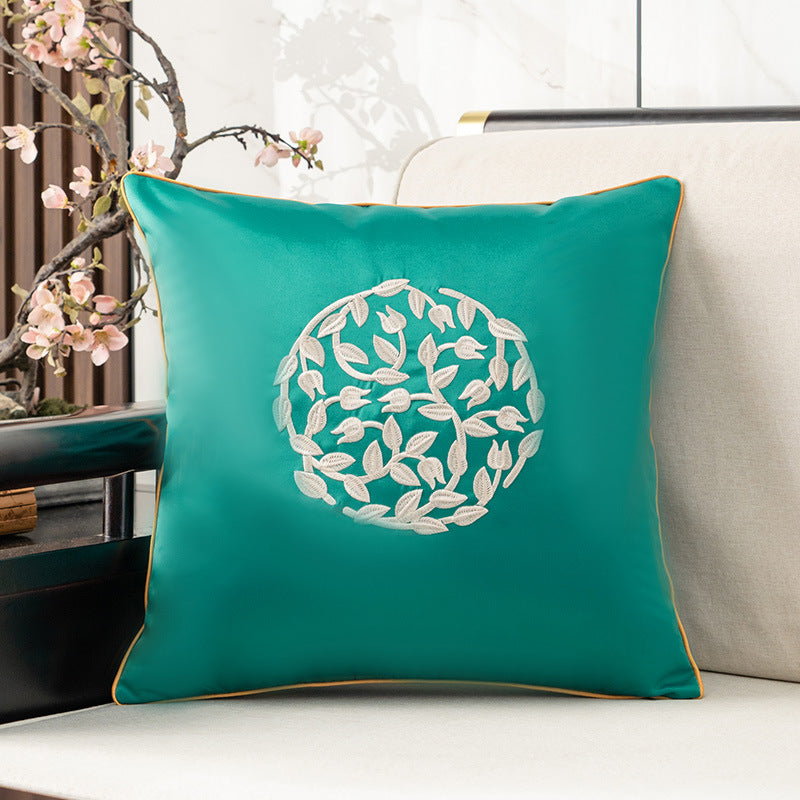 Decorative Embroidered Throw Pillow