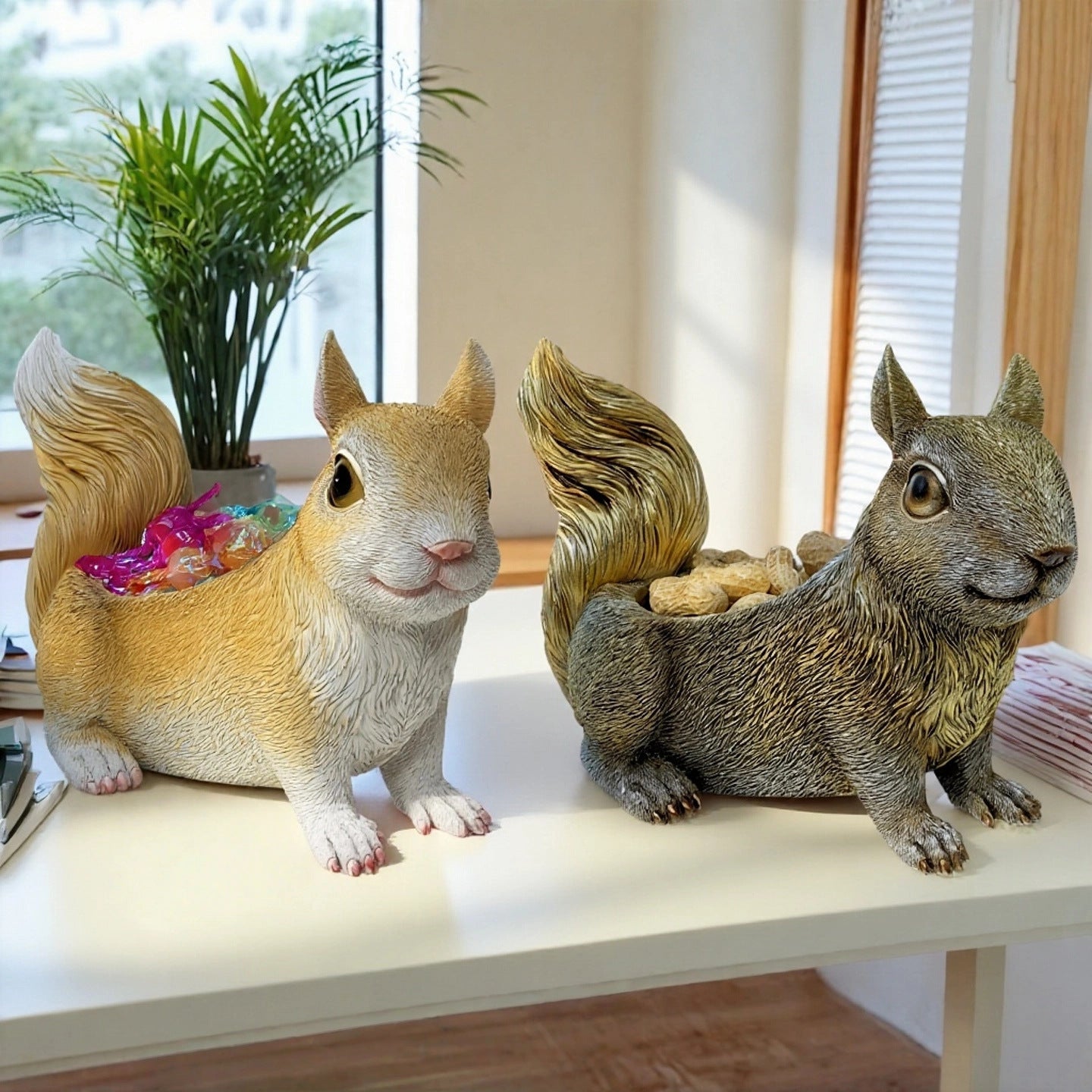 Squirrel-shaped planter Acalora