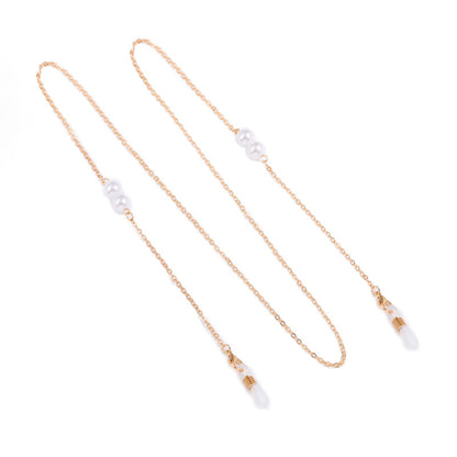 Elegant Eyewear Chain with Pearl Accents Acalora