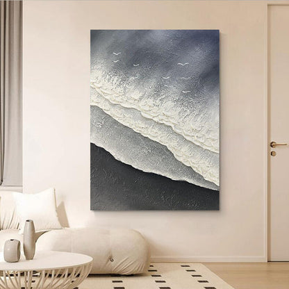 Coastal-Inspired Textured Wall Art