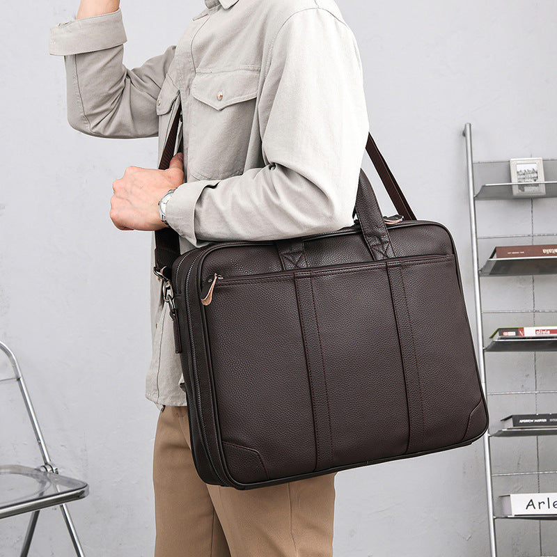 Professional Leather Briefcase Acalora