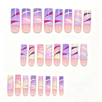 Artistic Long Nail Tips Acalora