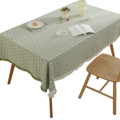 Decorative Fringed Tablecloth