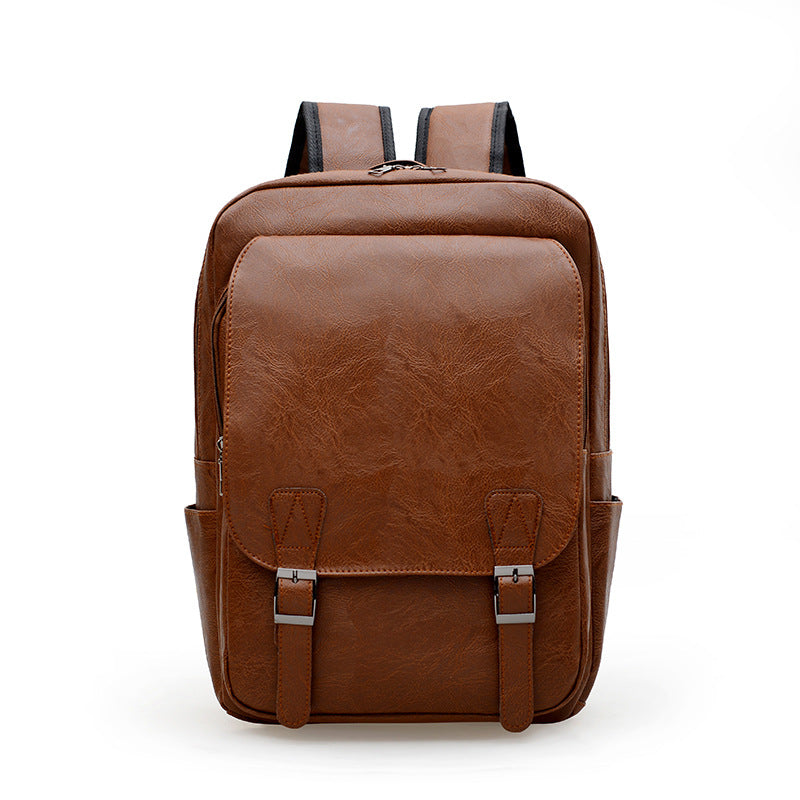 Elegant Leather Backpack Acalora