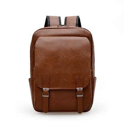Elegant Leather Backpack Acalora