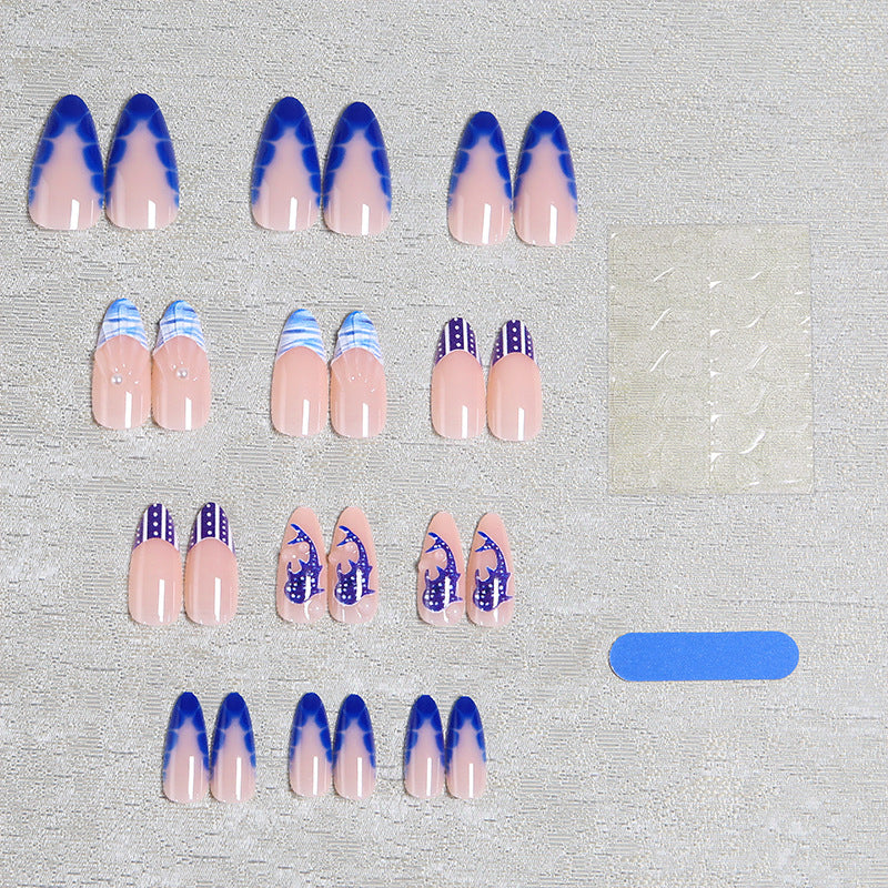 Creative Nail Art Set with Maritime Dolphin Design Acalora