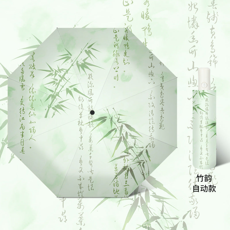 Ladies' Automatic Umbrella with Butterfly Design Karnz