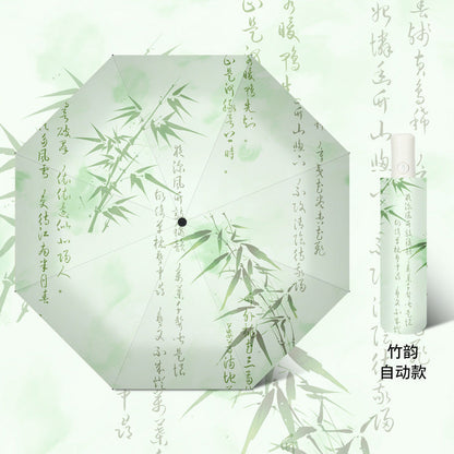 Ladies' Automatic Umbrella with Butterfly Design Karnz