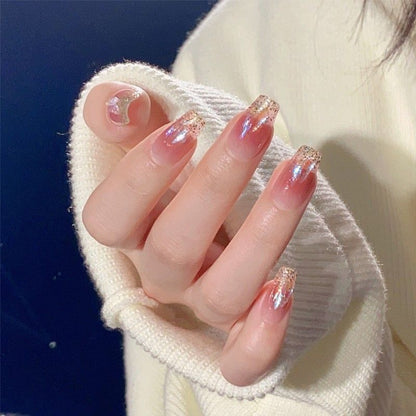 Glitter Gradient Nail Tips Acalora