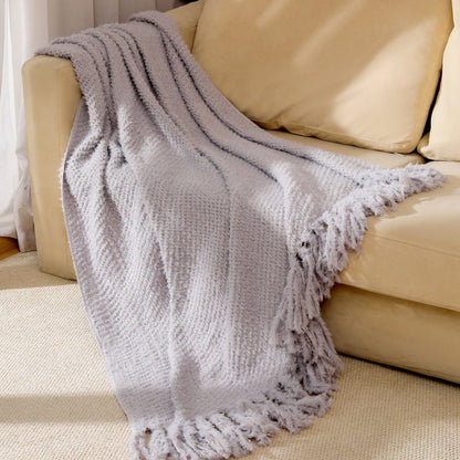 Soft Textured Throw Blanket
