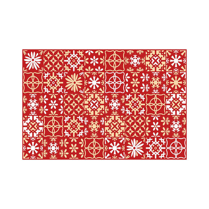 Geometric Patterned Anti-Fatigue Bath Mat Acalora