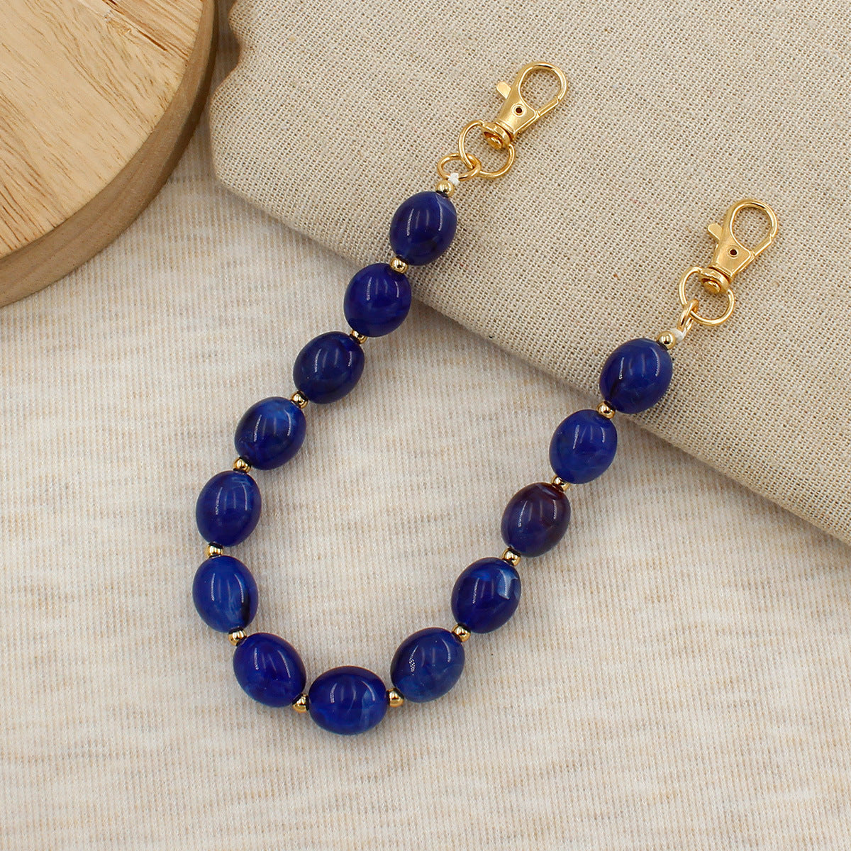 Elegant Beaded Eyewear Chain Acalora