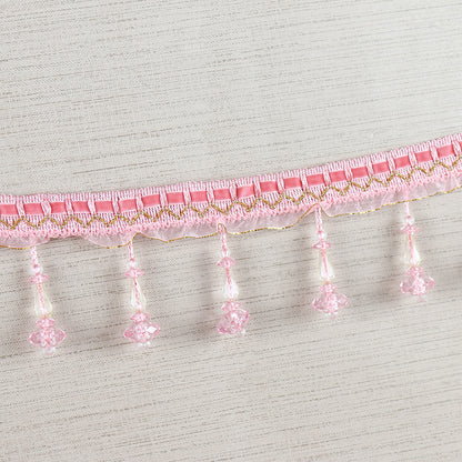 Decorative lace trim with pearls Acalora
