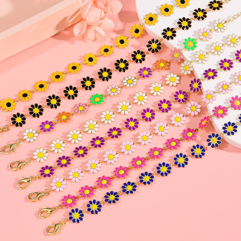 Floral Charm Bracelet Acalora