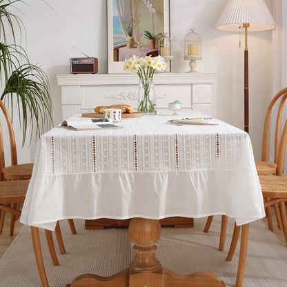 Textured Lace Tablecloth