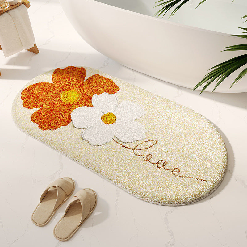 Soft Textured Bathroom Rug