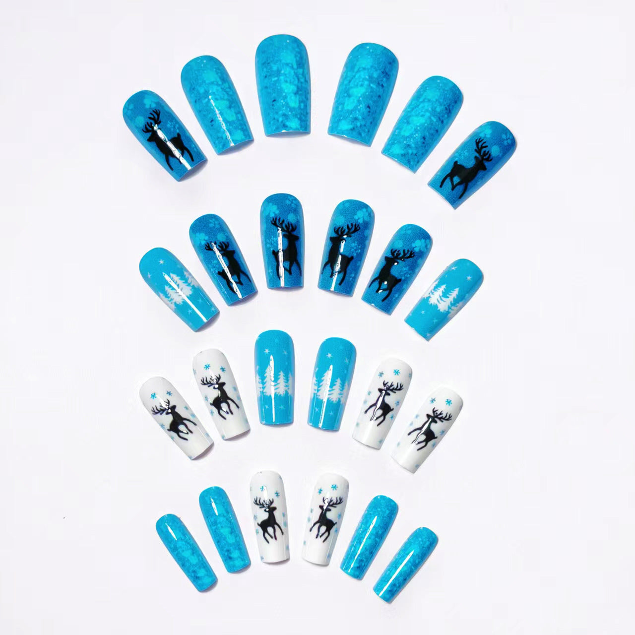 Seasonal Winter-Themed Nail Art Acalora