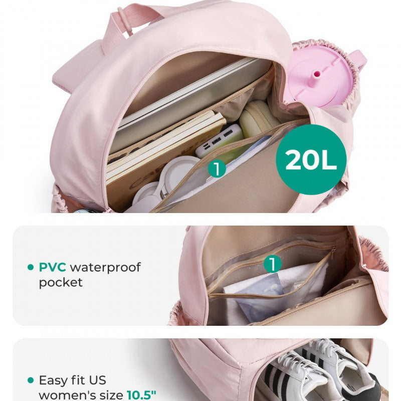 Tennis Racket and Shoe Carrier Backpack Acalora