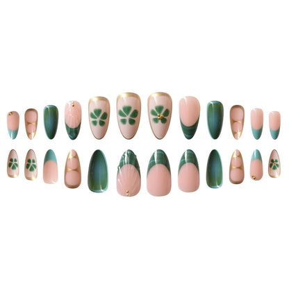 Glamorous Artistic Press-On Nail Extensions Acalora