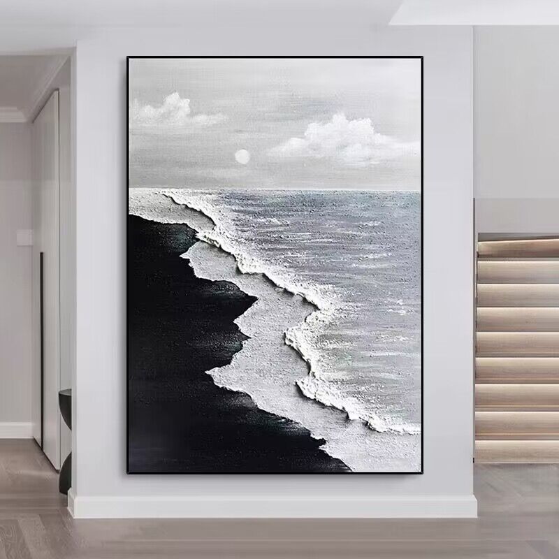 Modern Abstract Textured Canvas Artwork