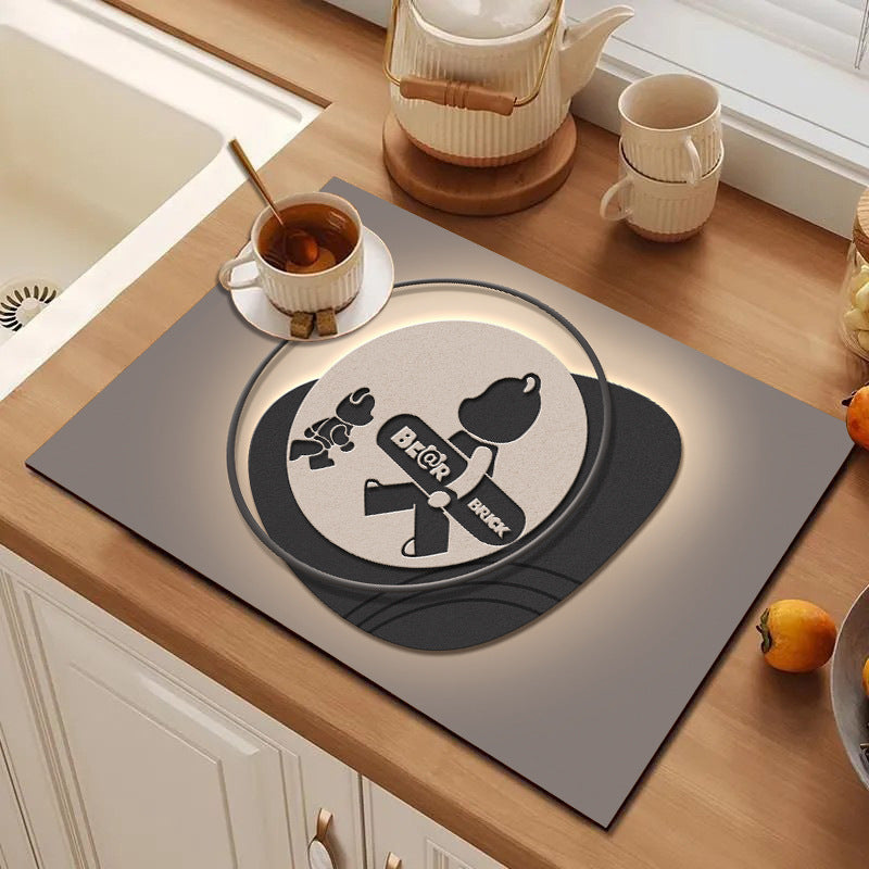 Cute Cartoon Character Kitchen Mat Acalora
