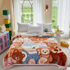Decorative Fleece Throw Blanket