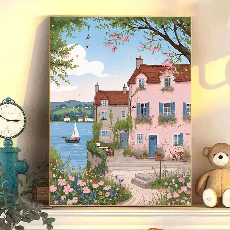 Urban Café Landscape Wall Art