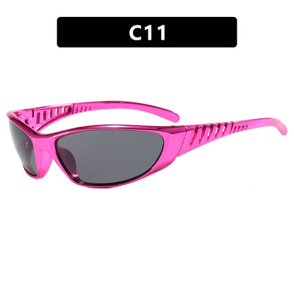 Women's Sporty Sunglasses with aerodynamic design and polarized lenses Karnz