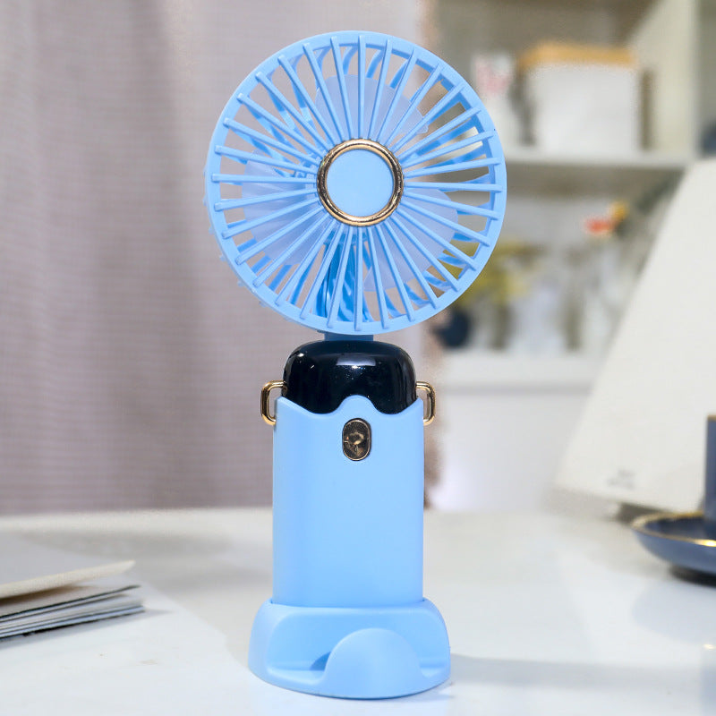 Women's Portable Handheld Fan with USB Charging Function and Powerful Airflow Karnz