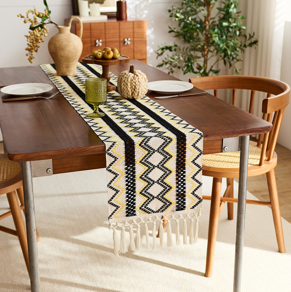 Elegant Handwoven Table Runner