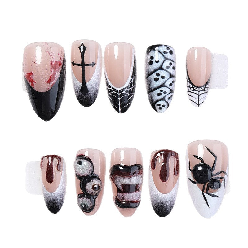 Gothic-Themed Press-On Nail Collection Acalora