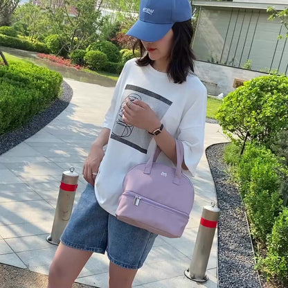 Women's insulated cooler bag with practical double zip design Bowlift