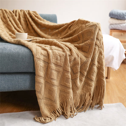 Cozy Decorative Woven Throw Blanket