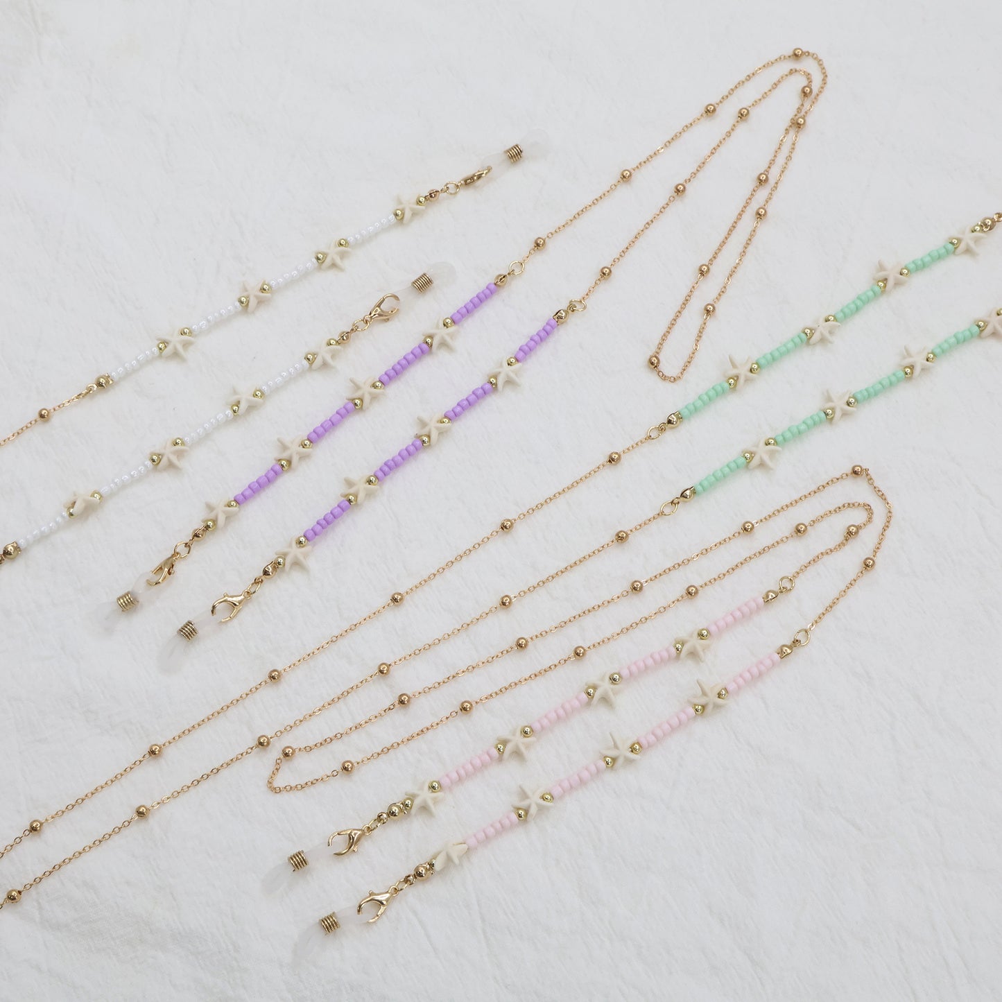 Beach-Inspired Beaded Eyewear Chain Acalora