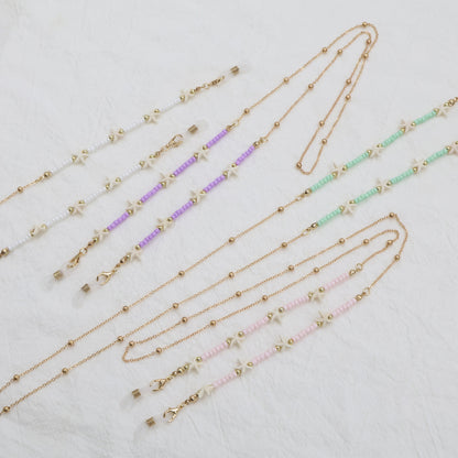 Beach-Inspired Beaded Eyewear Chain Acalora