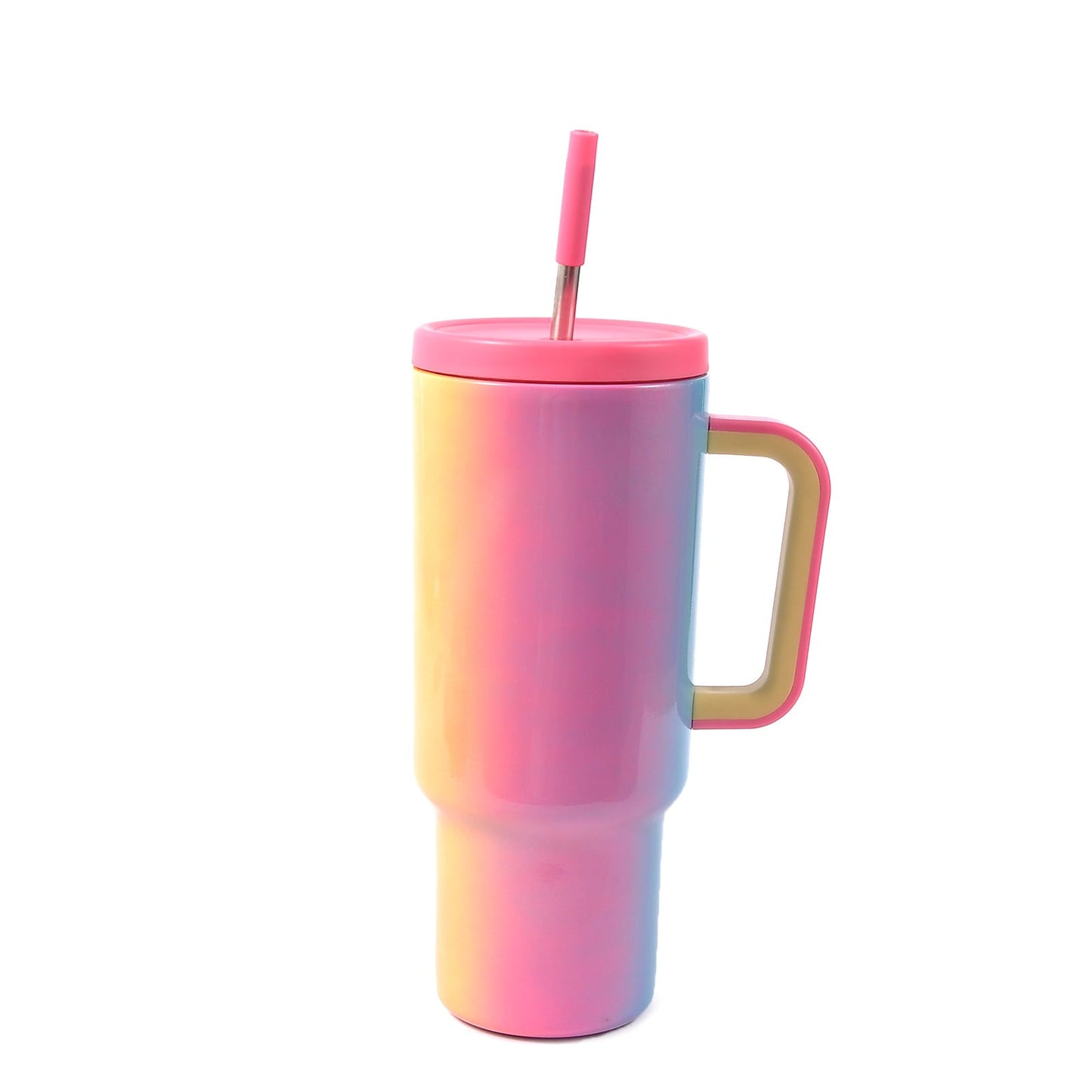 Women High-Quality Insulated Cup with Integrated Straw Kalsten