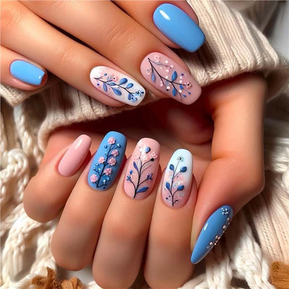 Artistic Floral Design Press-On Nails Acalora 1788434359