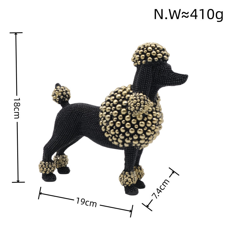 Decorative dog figure in modern design Acalora