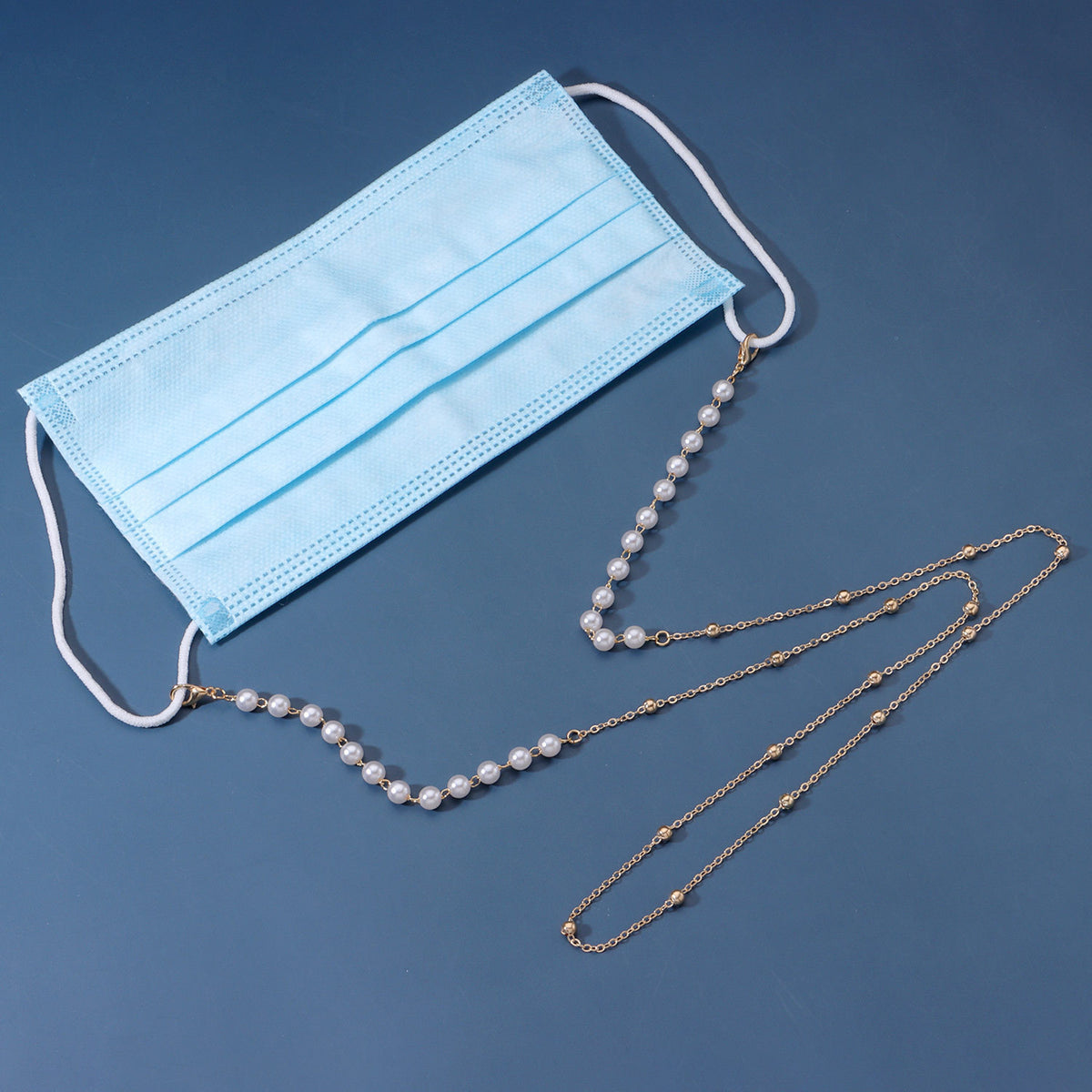 Crystal-Accented Eyewear Chain Acalora