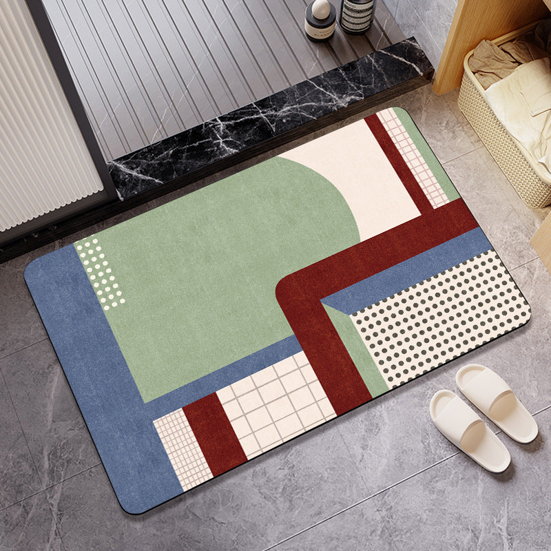 Non-Slip Modern Bath Mat Acalora