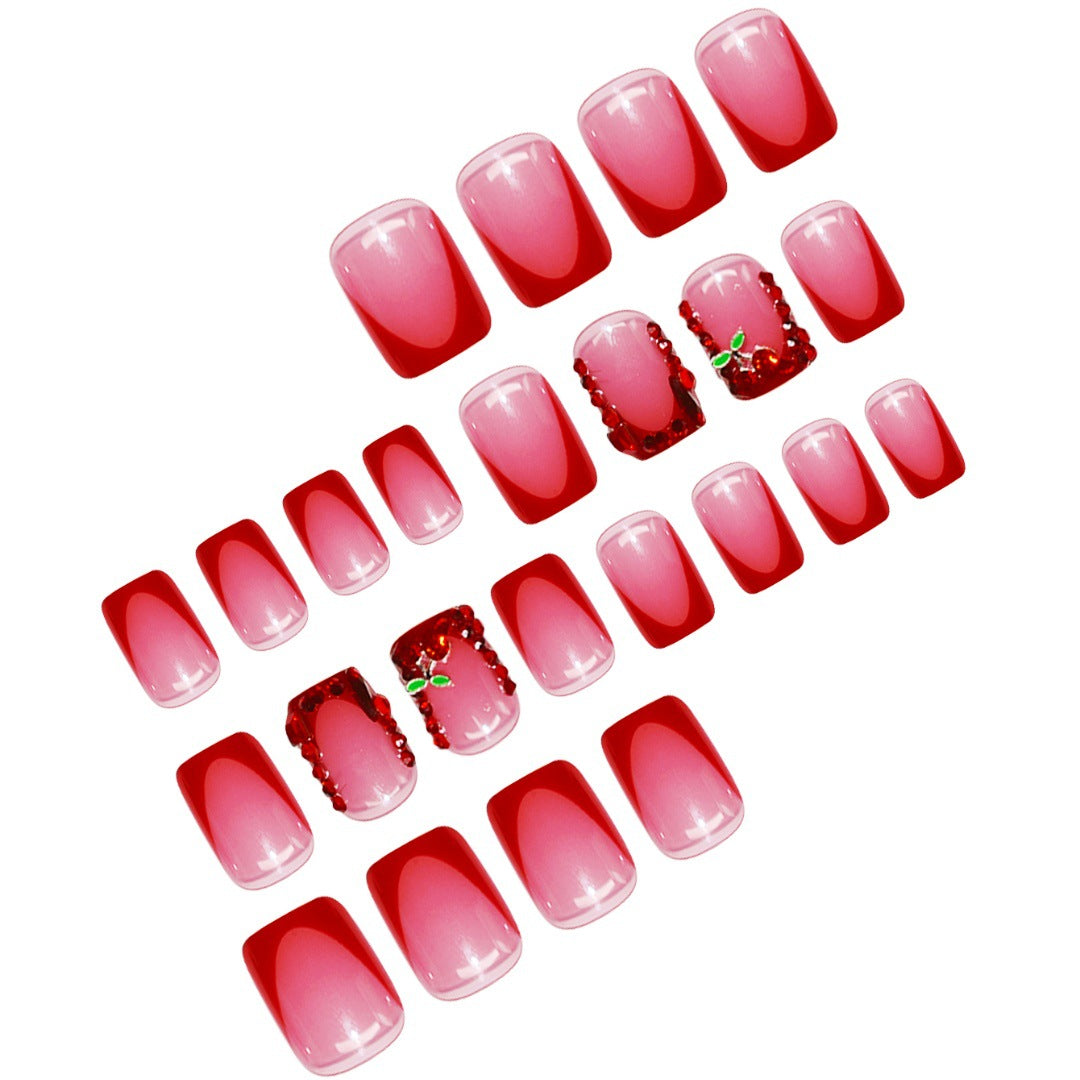 Elegant Theatrical Press-On Nail Set Acalora