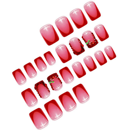 Elegant Theatrical Press-On Nail Set Acalora